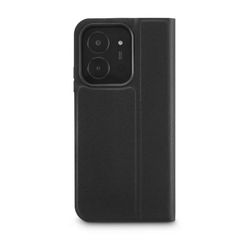 Etui z klapką HAMA Daily Protect do Xiaomi Redmi 15C — pasuje do ekranu 17,5 cm (6,9 cala), czarne, 2 kieszenie na karty, podstawka na biurko