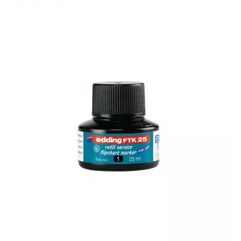 Wkład do markera Edding ED-FTK25-001, czarny tusz, 25 ml, 1 szt.