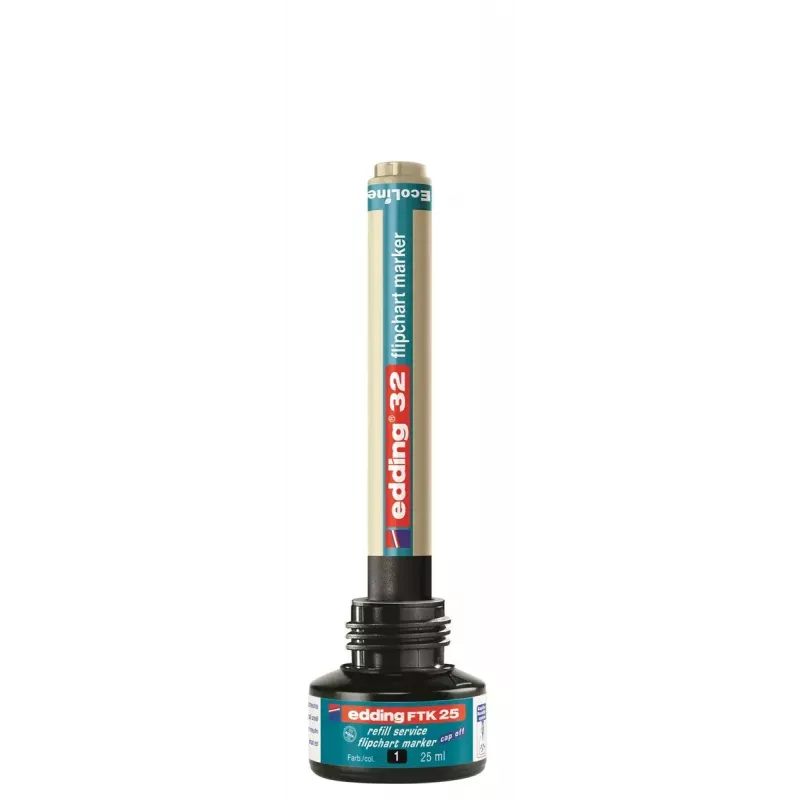 Wkład do markera Edding 4-FTK25003, niebieski tusz, 25 ml