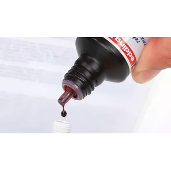Wkład do markera Edding T-25, czerwony tusz, 30 ml, pojedynczy wkład