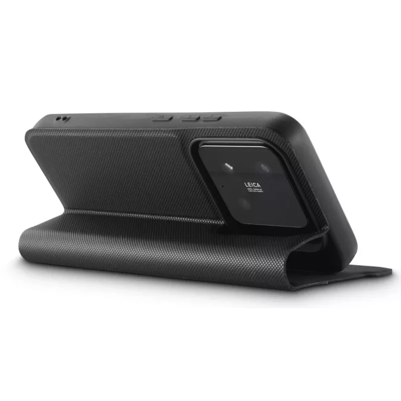 Etui z klapką HAMA Daily Protect do Xiaomi 15T Pro — pasuje do ekranów 17,4 cm (6,83 cala), czarne, 2 kieszenie na karty, podstawka na biurko