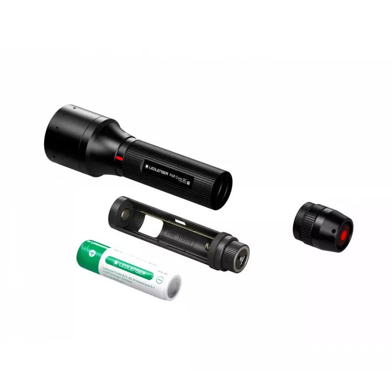 Latarka ręczna Ledlenser P6R Core QC czarna LED aluminium IP54 15lm
