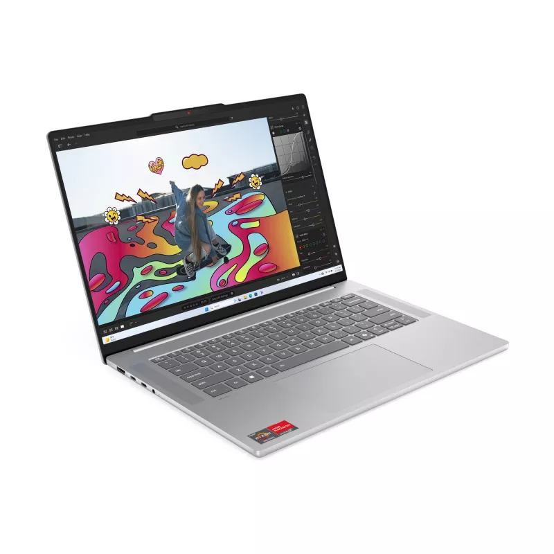 Lenovo IdeaPad cienki 5 15ARP10 AMD Ryzen™ 7 7735HS Laptop 38,9 cm (15,3 cala) WUXGA 16 GB LPDDR5x-SDRAM 1 TB SSD Wi-Fi 6 (802.11ax) Windows 11 Home German szary