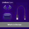 Sony LinkBuds Open WFL910V słuchawki/zestaw słuchawkowy Bezprzewodowe Douszne Połączenia/Muzyka Bluetooth Fioletowy