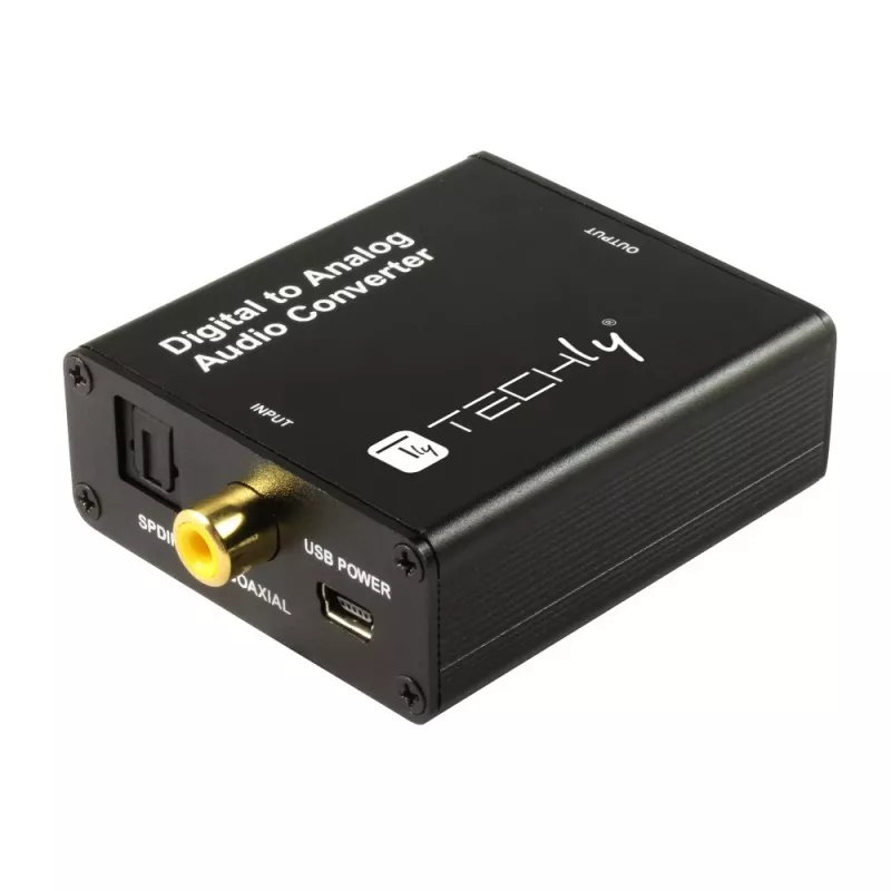 Techly IDATA SPDIF-9 konwerter audio Czarny