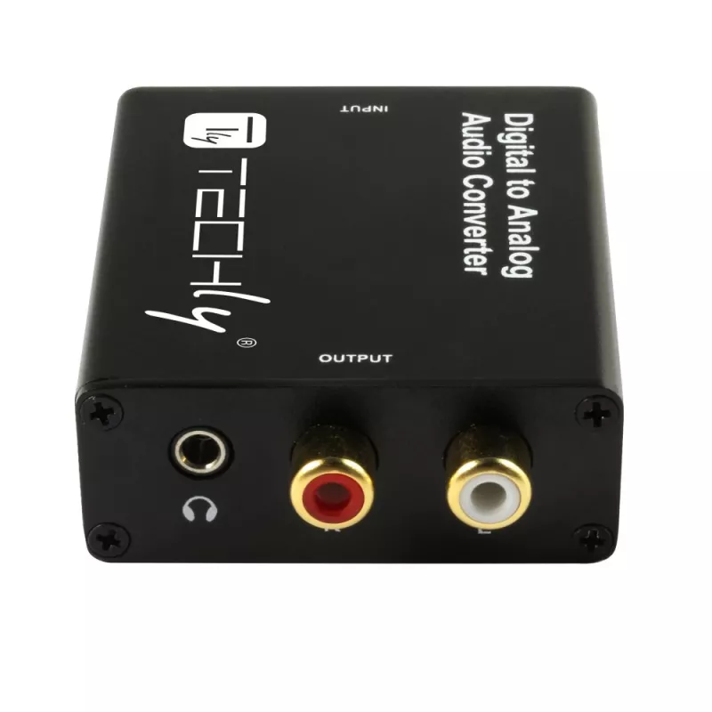Techly IDATA SPDIF-9 konwerter audio Czarny
