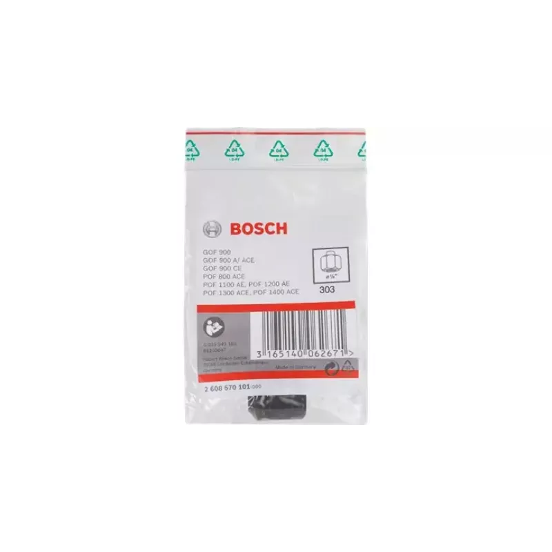 Tulejki zaciskowe Bosch 2608570100 Średnica 6 mm