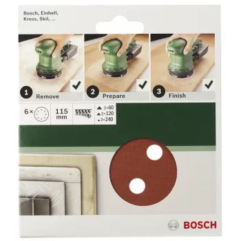 Arkusz ścierny Bosch 2609256A24 5 szt. Szwajcaria