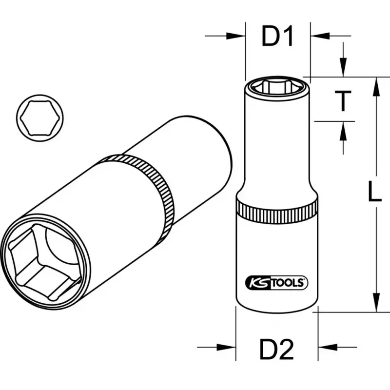 Zestaw nasadowy KS Tools 917.5391