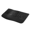 Klawiatura HP STORE 3PL Pełnowymiarowa (100%) RF Wireless + Bluetooth Czarna, membranowa, podpórka pod nadgarstki