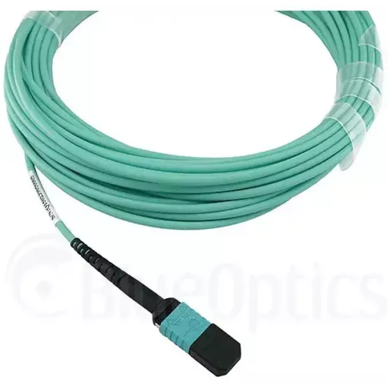 Kabel światłowodowy BlueOptics CBX-STC012BPF-MXXN-MXXN-020M-MTP OM4 20m Turkusowy