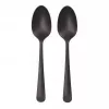 Jednorazowa łyżka do zupy Papstar 96528 z polipropylenu, czarna, 190 mm, 100 szt.