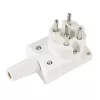 Hama 00220799 wtyczka elektryczna Biała