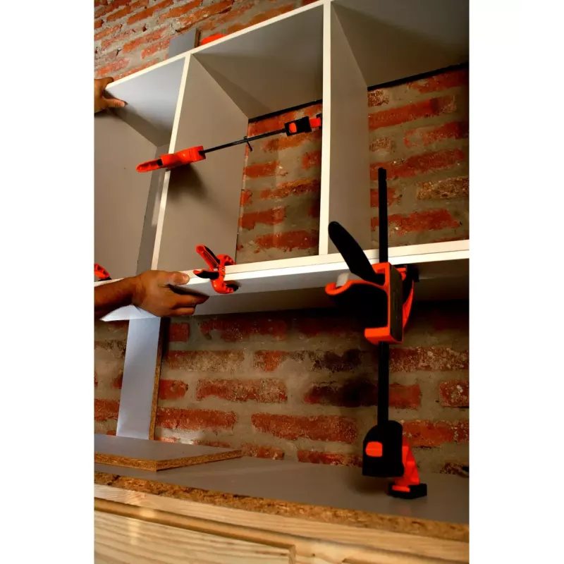 Zacisk zapadkowy Bahco QCB-150 15 cm Czarny Pomarańczowy
