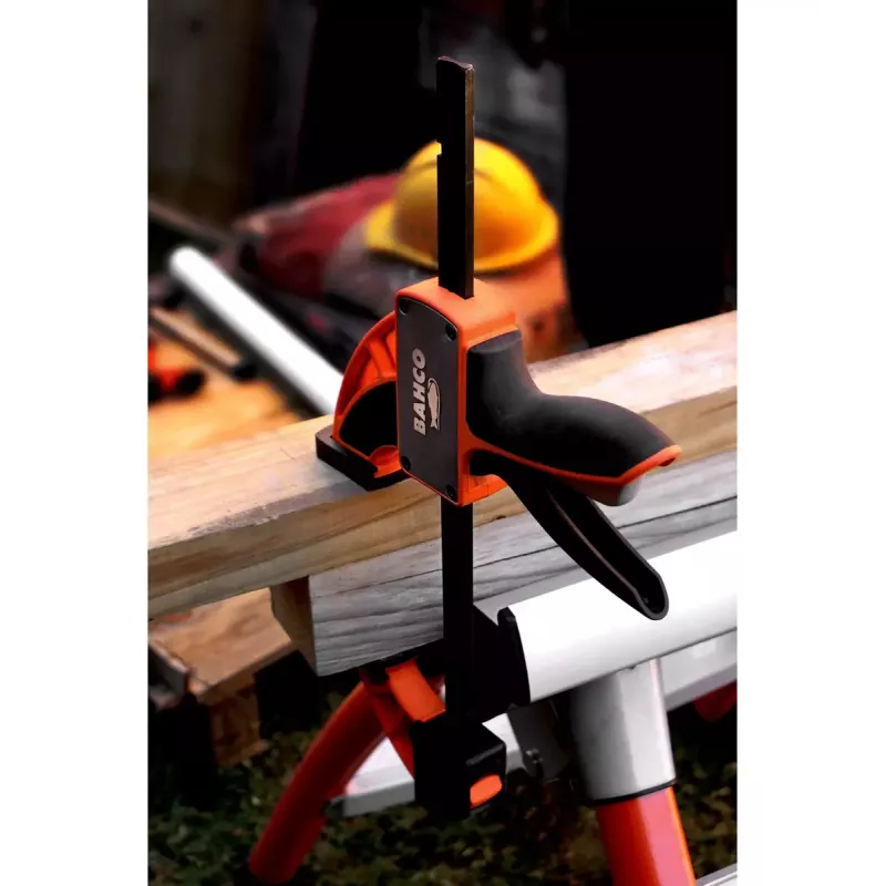Zacisk zapadkowy Bahco QCB-150 15 cm Czarny Pomarańczowy