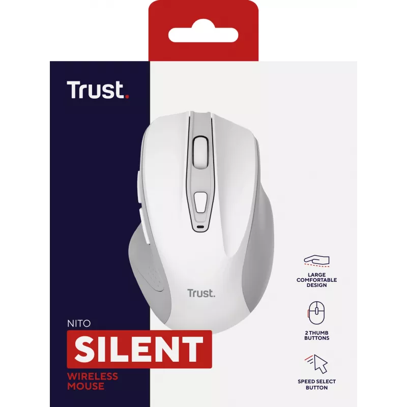 Mysz Trust Nito uniwersalna praworęczna bezprzewodowa RF optyczna 2200 DPI