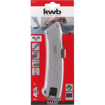 Nóż uniwersalny KWB 015210 173 mm długości 6 cm ostrze 1,9 cm szerokości