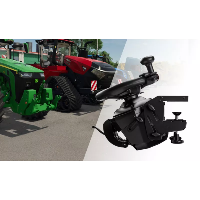 Thrustmaster T128 SimTask Farming Pack Czarna Kierownica + pedały + zmieniacz PC, PlayStation 4, PlayStation 5