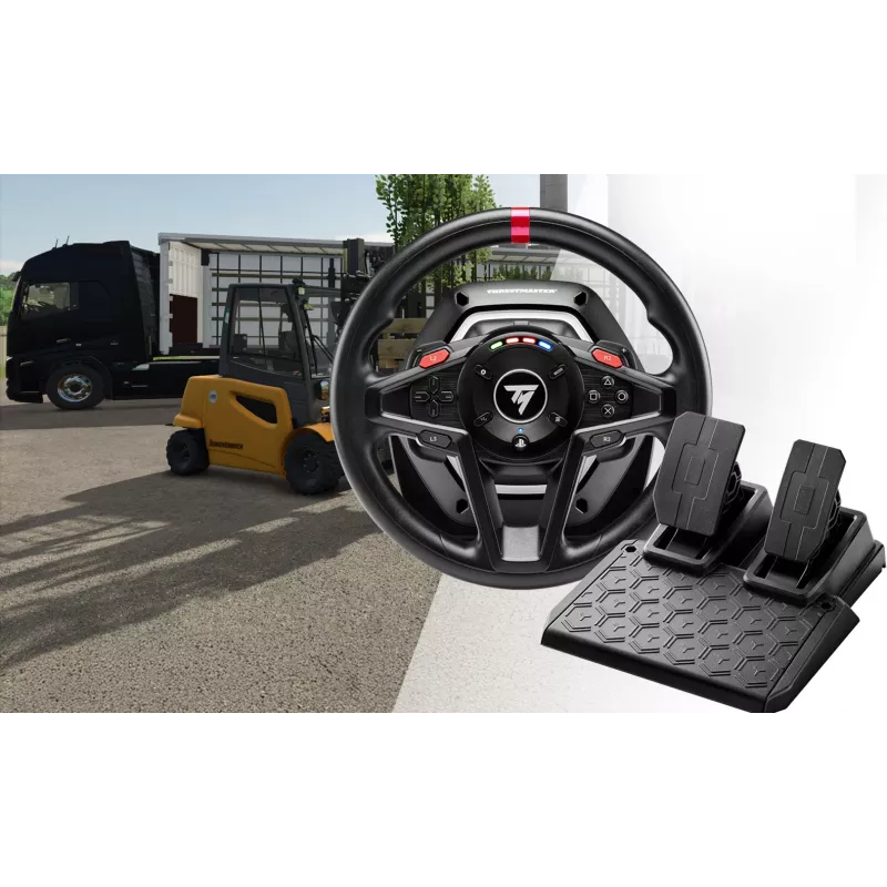 Thrustmaster T128 SimTask Farming Pack Czarna Kierownica + pedały + zmieniacz PC, PlayStation 4, PlayStation 5