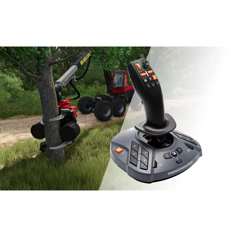 Thrustmaster T128 SimTask Farming Pack Czarna Kierownica + pedały + zmieniacz PC, PlayStation 4, PlayStation 5