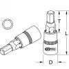 Zestaw nasadek KS Tools 911.1438 1/4 cala napęd 1 główka 15g