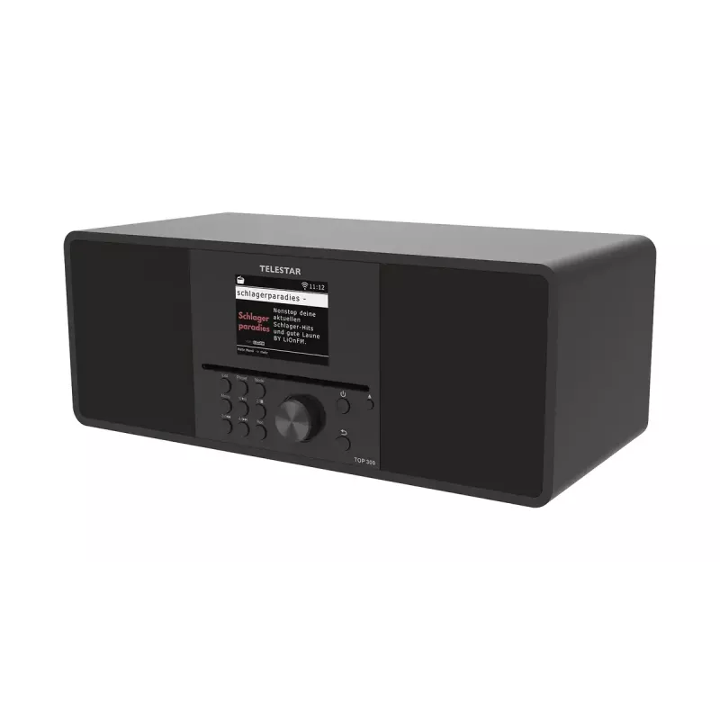 Radio internetowe Imperial Telestar 5700300 — Tuner cyfrowy, DAB+/FM, 30W RMS, 3,2 cala TFT, zasilanie DC, czarny