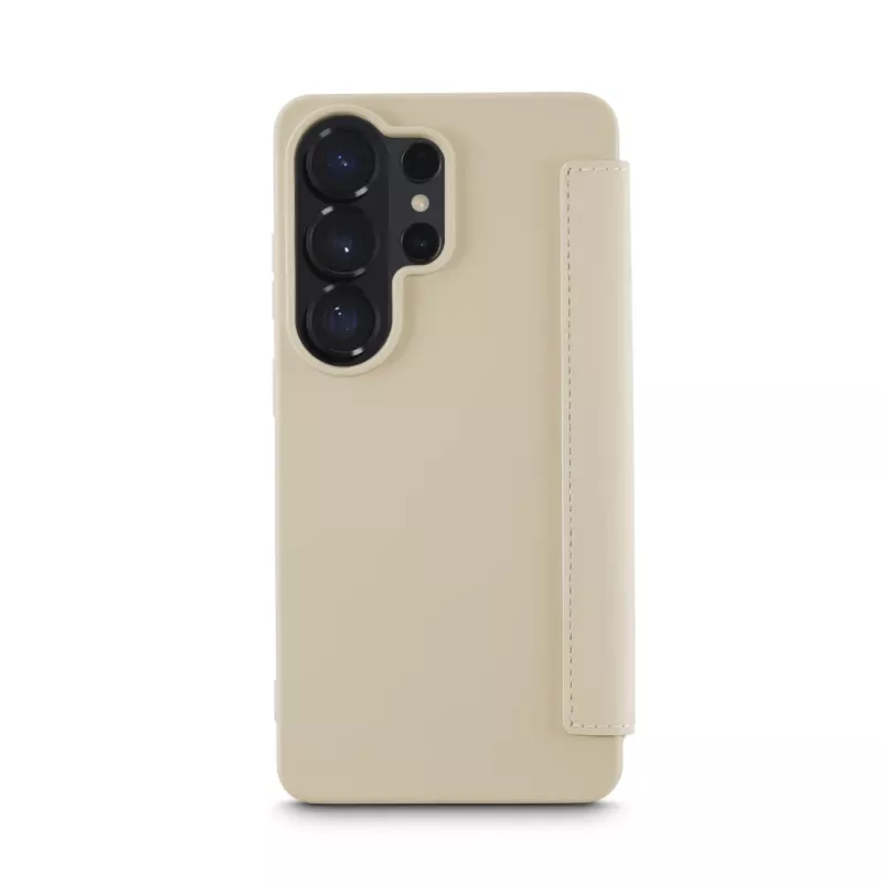 Etui z klapką do telefonu HAMA Fantastic Feel dla Galaxy S26 Ultra, 17.5 cm (6.9 cala), beżowe, 2 kieszenie na karty