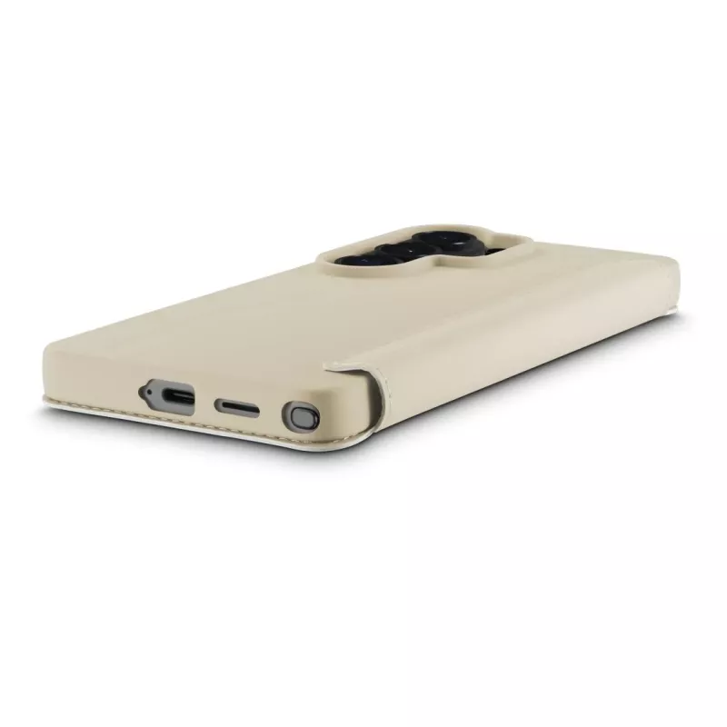 Etui z klapką do telefonu HAMA Fantastic Feel dla Galaxy S26 Ultra, 17.5 cm (6.9 cala), beżowe, 2 kieszenie na karty