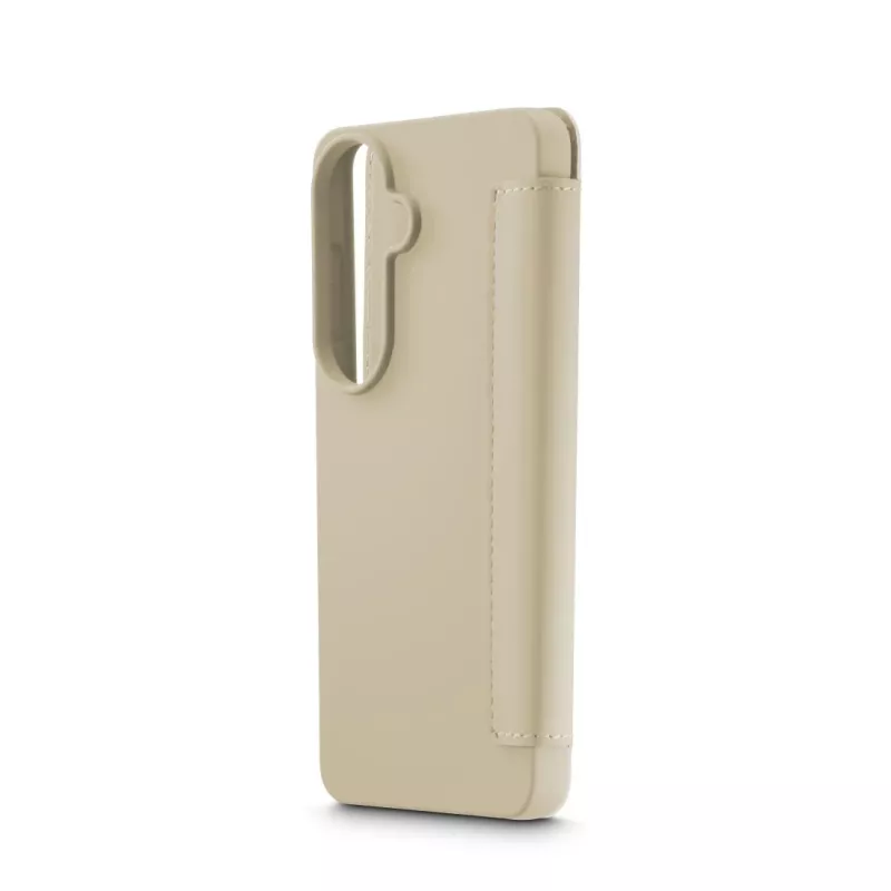 Etui z klapką HAMA Fantastic Feel do Samsung Galaxy S26, 16 cm (6,3 cala), beżowe, 2 kieszenie na karty