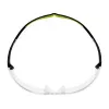 Okulary ochronne 3M SF4000CC1 — plastikowe okulary ochronne, przezroczyste soczewki, czarny/zielony