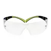 Okulary ochronne 3M SF4000CC1 — plastikowe okulary ochronne, przezroczyste soczewki, czarny/zielony