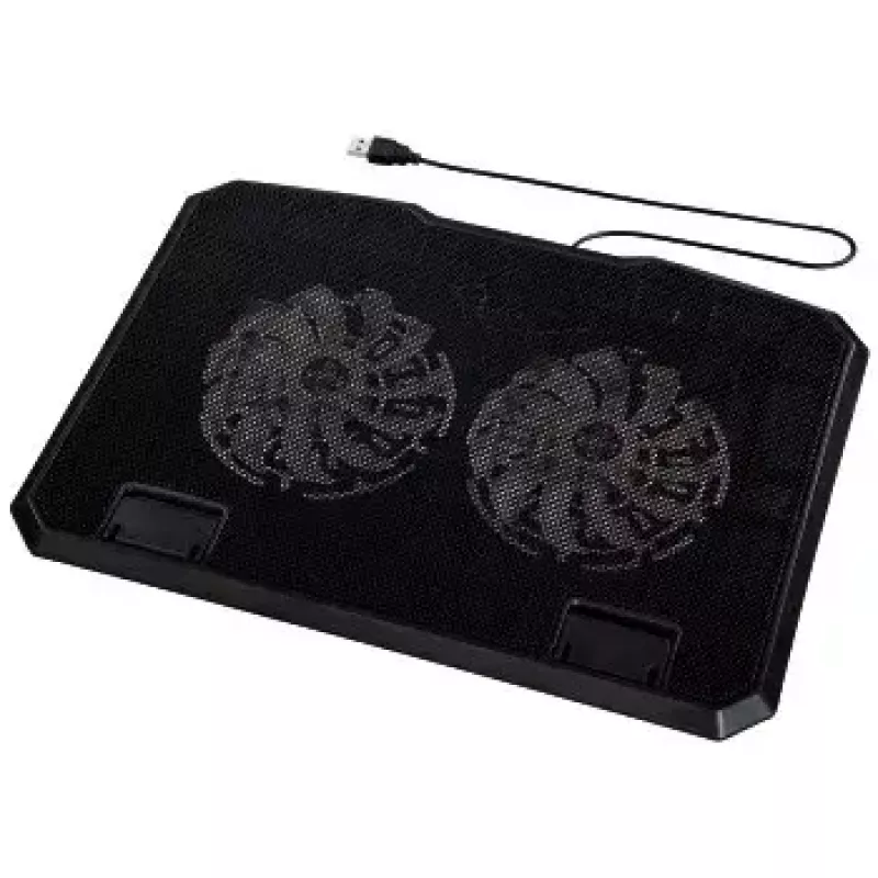Hama Czarna podkładka chłodząca do laptopa 39,6 cm (15,6 cala)