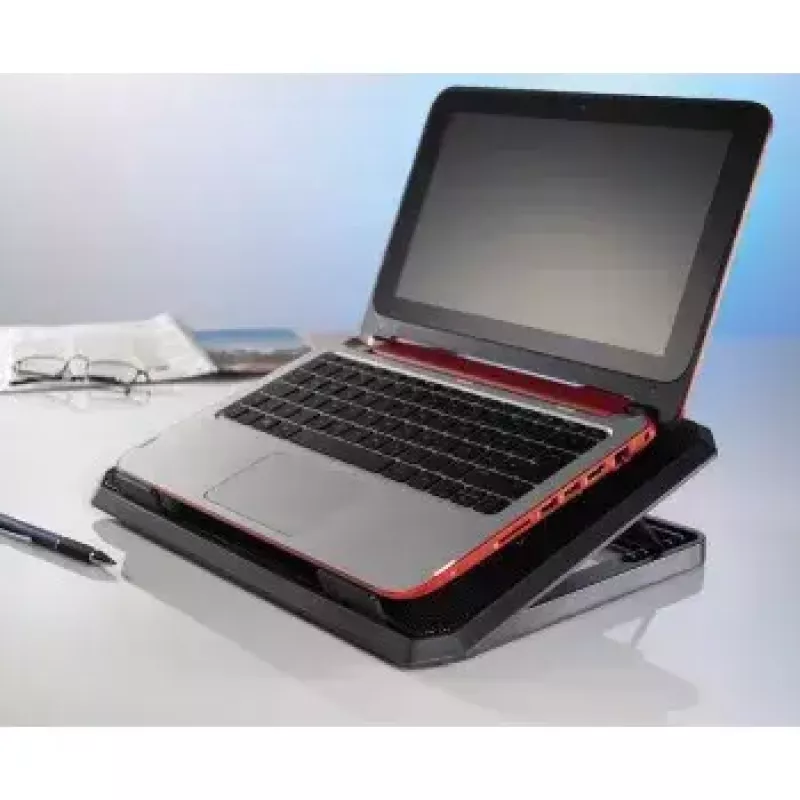 Hama Czarna podkładka chłodząca do laptopa 39,6 cm (15,6 cala)