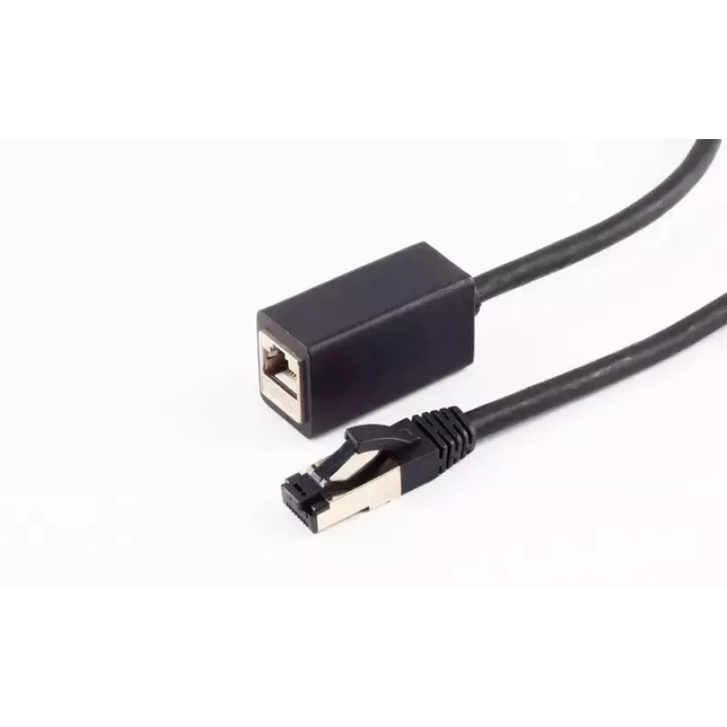 Kabel sieciowy ShiverPeaks BS08-44155 1.5m Cat8.1 F/FTP czarny