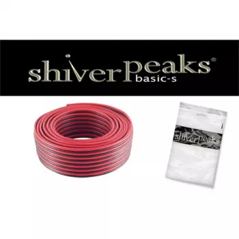Kabel audio ShiverPeaks BS06-21506 25 m czarny/czerwony