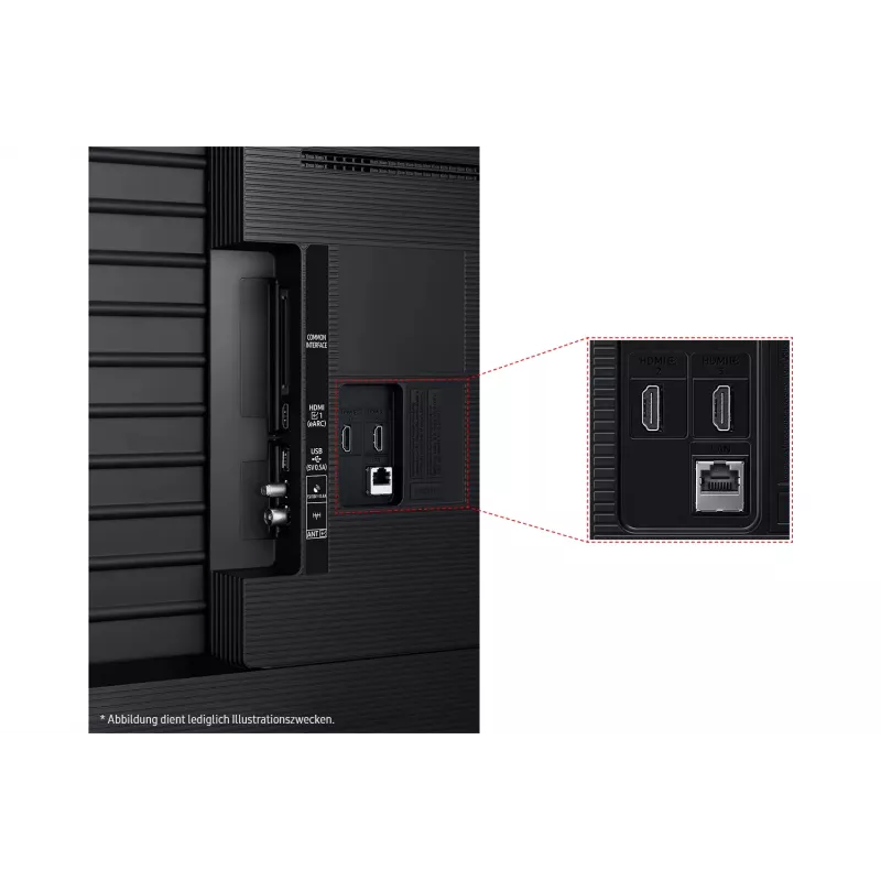 Samsung GU58U8079FU 147.3 cm (58 cali) 4K Ultra HD Smart TV Wi-Fi Czarny