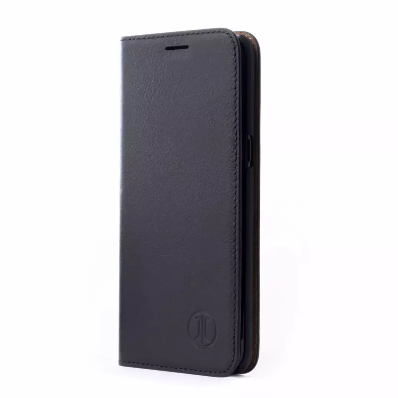 Etui z klapką JT BERLIN Tegel dla iPhone 14 15,5 cm czarne