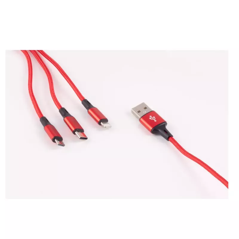 Kabel USB ShiverPeaks BS14-50070 1.2 m USB A USB C Micro-USB B Czarny