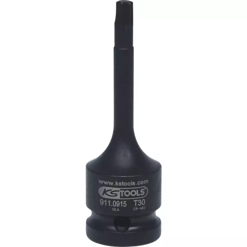 Komplet nasadek KS Tools 911.0916 1/2 cala napęd metryczny średnica 2,5 cm długość 75 mm