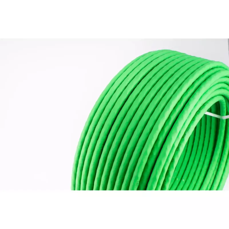 Kabel sieciowy ShiverPeaks BS08-8605503 S/FTP Cat8.2 50m Zielony
