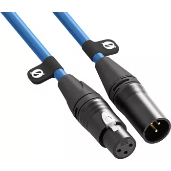 Kabel XLR Rode XLR3M-B 3 m — kabel mikrofonowy męsko-żeński, niebieski