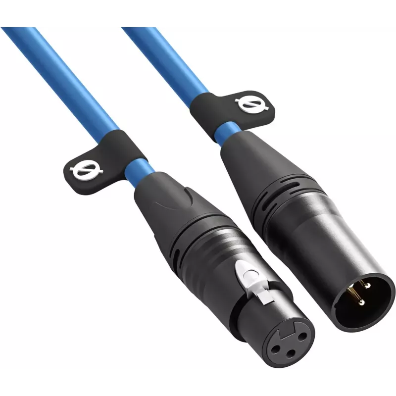 Kabel XLR Rode XLR3M-B 3 m — kabel mikrofonowy męsko-żeński, niebieski