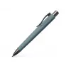 Długopis a.w. Faber-Castell 241188 — wysuwany z klipsem, niebieski tusz, szary korpus, końcówka extra gruba, 1 szt.