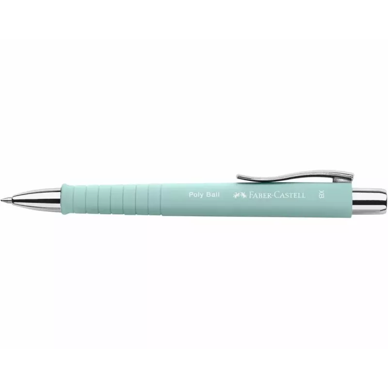 Długopis Faber-Castell 241105 clip-on wysuwany, niebieski tusz, końcówka extra bold, 1 szt.