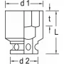 Klucz nasadowy Gedore K 19 32