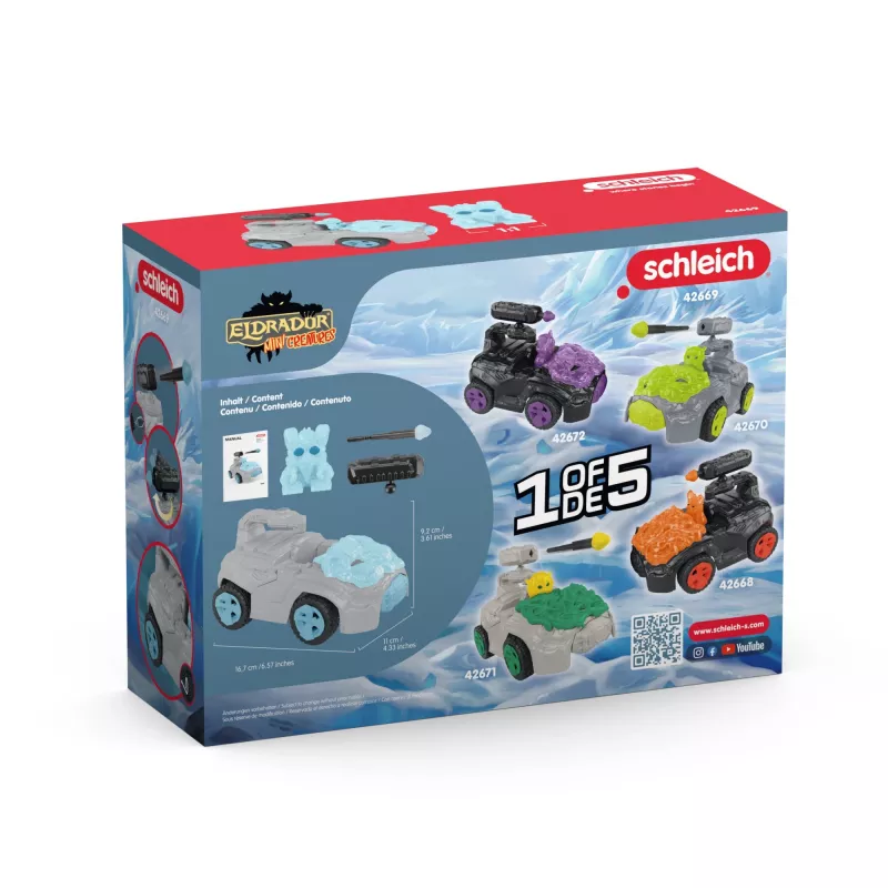 Pojazd Schleich ELDRADOR CREATURES Ice CrashMobile Mini Creature 7-12 lat