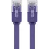 Płaski kabel krosowy Goobay CAT 6 2m U/UTP fioletowy
