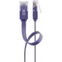 Płaski kabel krosowy Goobay CAT 6 2m U/UTP fioletowy