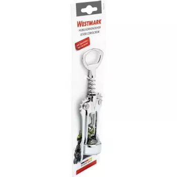 Korkociąg Westmark 60202270 podstawowy korkociąg, stal, 173×63×37 mm
