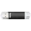 Hama Laeta Twin, 16GB pamięć USB USB Type-A / Micro-USB 3.2 Gen 1 (3.1 Gen 1) Czarny